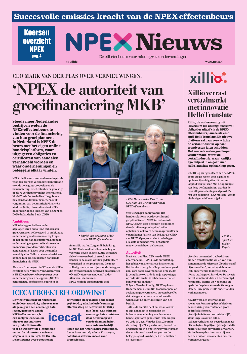 NPEX krant mei 2022 editie 9